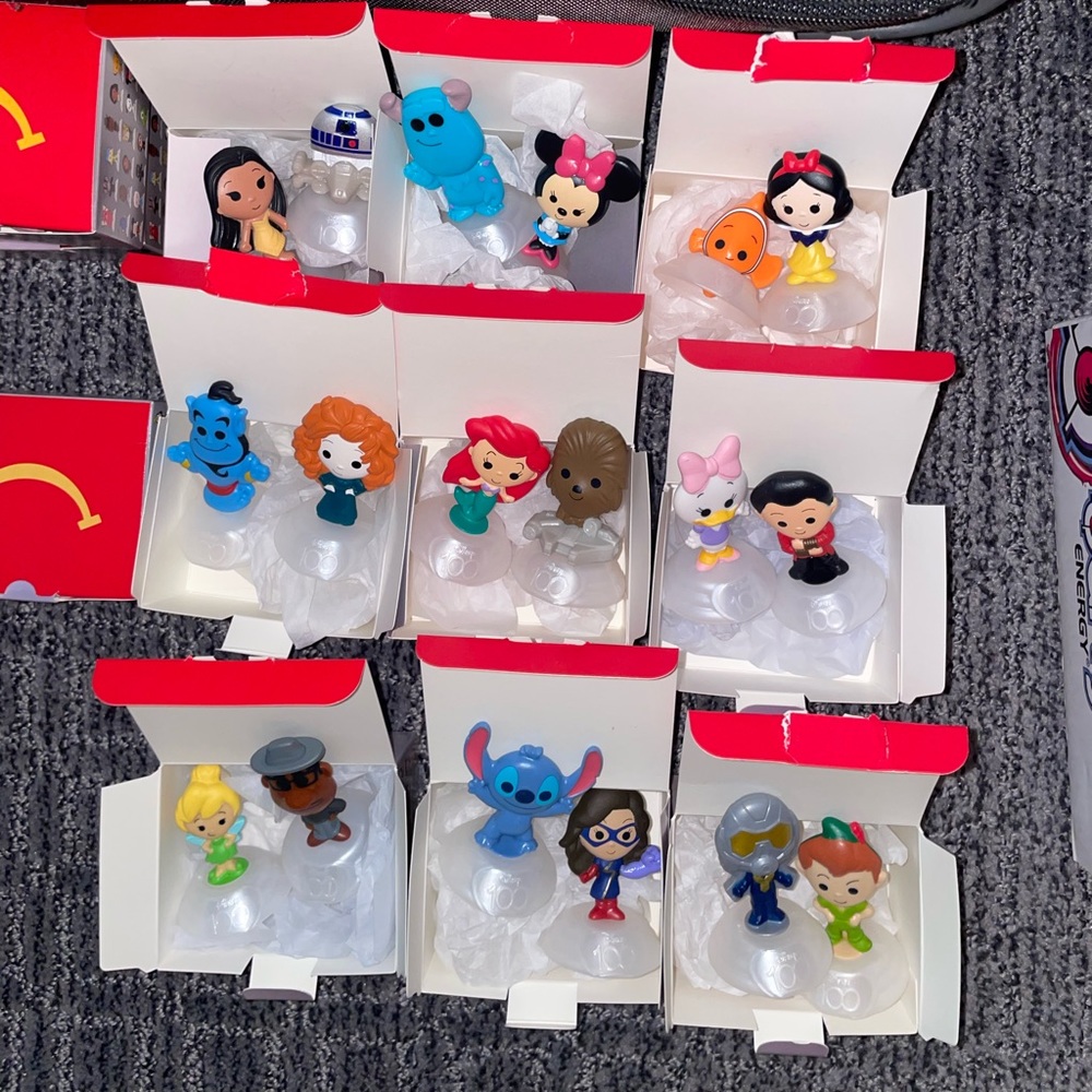 2023 Disney 100 year anniversary Happy Meals Toys.